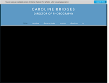 Tablet Screenshot of carolinebridges.com